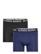 Bamboo Cotton Blend Boxer 2P Boxershorts Blue Björn Borg