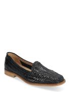 Loafer Loafers Flade Sko Black ANGULUS