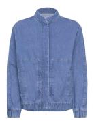 Lr-Frilla Jakke Denimjakke Blue Levete Room