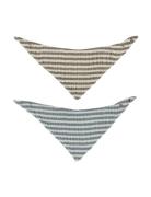 Striped Drool Bib - Pack Of 2 Baby & Maternity Care & Hygiene Dry Bibs...