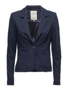 Carmen Blazer Blazers Single Breasted Blazers Blue Minus