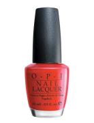 Opi Red Neglelak Makeup Red OPI