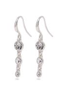 Lucia Recycled Crystal Earrings Ørestickere Smykker Silver Pilgrim