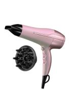 D5901 Coconut Smooth Hairdryer Føntørrer Pink Remington