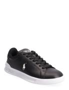 Heritage Court Ii Leather Sneaker Low-top Sneakers Black Polo Ralph La...