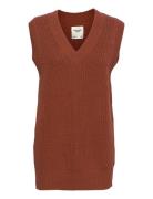 Anf Womens Dresses Vests Knitted Vests Brown Abercrombie & Fitch