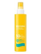 Biotherm Waterlover Sun Milky Spray Spf50 Solcreme Krop Nude Biotherm