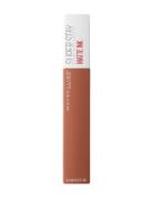 Maybelline New York Superstay Matte Ink 75 Fighter Læbestift Makeup Re...