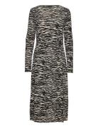 Nora Dress Knælang Kjole Multi/patterned Gina Tricot