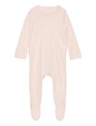 Rib Jersey Full Body W. Back Opening Langærmet Body Pink Copenhagen Co...