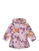 Nmfalfa08 Jacket Long Horse Fo Skaljakke Outdoorjakke Purple Name It