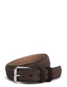 Suade Liam Belt Accessories Belts Classic Belts Brown Mads Nørgaard