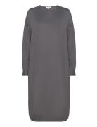 Esbianca Ls Dress Knælang Kjole Grey Esme Studios