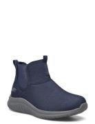 Womens Ultra Flex 2.0 - Waterproof Shoes Chelsea Boots Navy Skechers