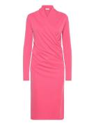 Alanoiw Wrap Dress Knælang Kjole Pink InWear