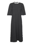 Pastis Long Dress Knælang Kjole Black Noella