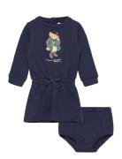 Polo Bear Fleece Dress & Bloomer Dresses & Skirts Dresses Casual Dress...