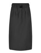 Elegance Long Skirt Lang Nederdel Grey Second Female