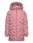 Jacket Quilted Aop Outerwear Jackets & Coats Quilted Jackets Pink Miny...