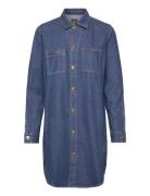 Unionall Shirt Dress Knælang Kjole Blue Lee Jeans