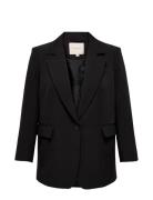 Carlana-Berry L/S Ovs Blazer Tlr Noos Blazers Single Breasted Blazers ...