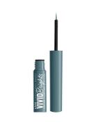 Vivid Brights Liquid Liner - Cyan Simp Eyeliner Makeup Nude NYX Profes...