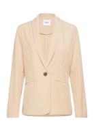 Celestsz Blazer Blazers Single Breasted Blazers Beige Saint Tropez