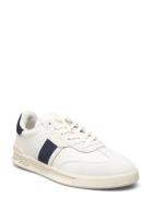 Heritage Aera Leather-Suede Sneaker Low-top Sneakers White Polo Ralph ...