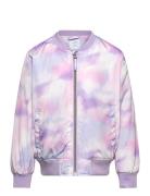 Jacket Bomber Bomberjakke Purple Lindex