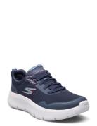 Womens Go Walk Flex Low-top Sneakers Navy Skechers