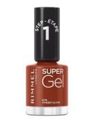 Rimmel Super Gel Nail Polish 075 Aamber Glow Neglelak Gel Nude Rimmel