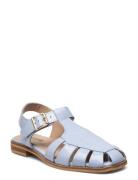 Sandals - Flat - Closed Toe - Op Flade Sandaler Blue ANGULUS