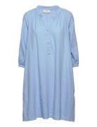 Fqlava-Dr-Kaftan-S Kort Kjole Blue FREE/QUENT