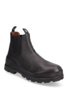 Oslo Leather Chelsea Boot Støvlet Chelsea Boot Black Polo Ralph Lauren