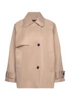 Minona Iw Jacket Trenchcoat Frakke Beige InWear