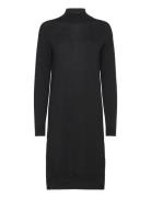 Merino Wool Dress Knælang Kjole Black Rosemunde