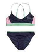 Ilacabo Active Athletic Set Bikini Navy Roxy