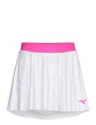 Charge Printed Flying Skirt Kort Nederdel White Mizuno