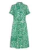 Dress Woven Knælang Kjole Green Gerry Weber Edition