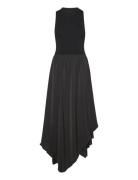 Pamagz Sl Dress Maxikjole Festkjole Black Gestuz