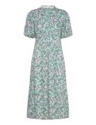 Ruth Long Dress Knælang Kjole Green Noella