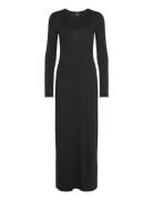 Soft Touch Jersey Maxi Dress Maxikjole Festkjole Black Gina Tricot