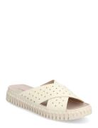 Sandals Flade Sandaler Cream Ilse Jacobsen