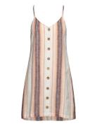 Classic Surf Stripe B/T Dress Kort Kjole Beige Rip Curl