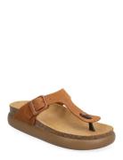 Sl Anais Chunky Suede Flade Sandaler Brown Scholl