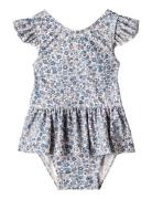 Swimsuit Diddi Badedragt Badetøj Blue Wheat