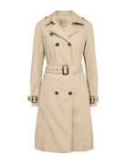 Sc-Lora Trenchcoat Frakke Beige Soyaconcept