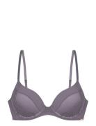 Mikayla Demi Lingerie Bras & Tops Push Up Bras Grey Dorina