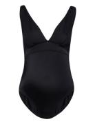 Swimsuit Badedragt Badetøj Black Boob