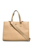 Th Monotype Tote Shopper Taske Beige Tommy Hilfiger